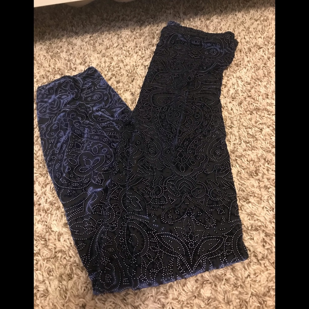 Royal blue leggings